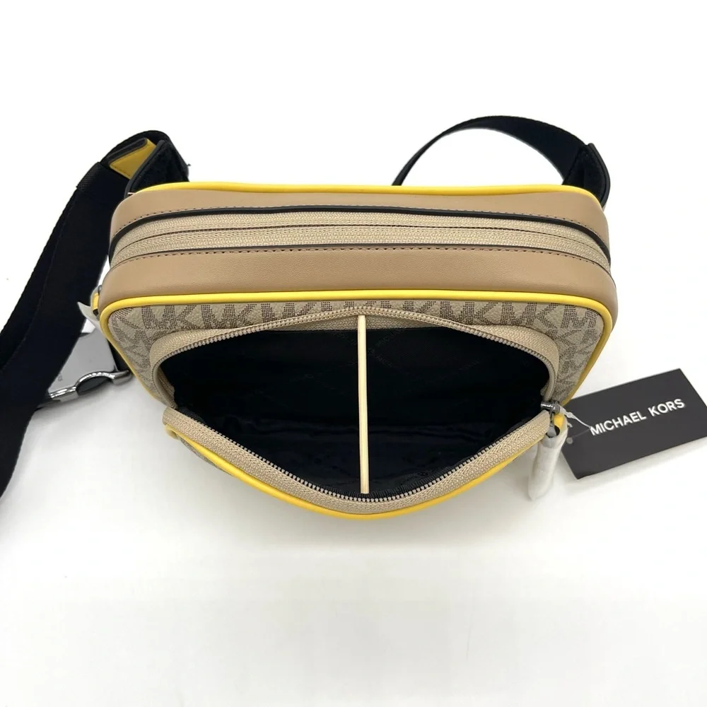 Michael Kors Cooper Double Zip Signature Belt Bag - Picture 6 of 11